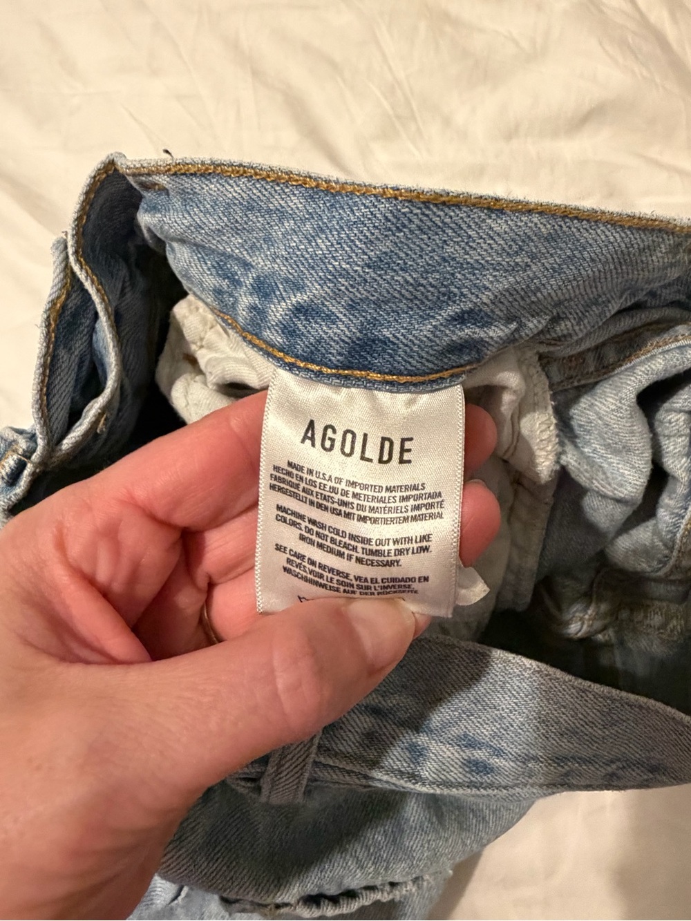 Agolde Riley Crop - Picture 3 of 10